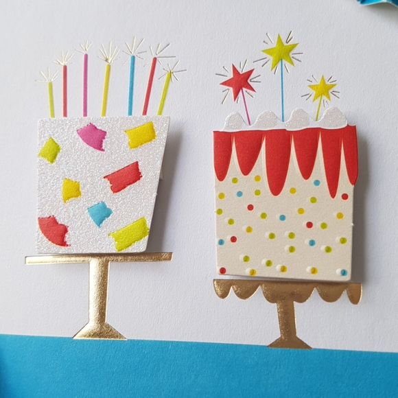 2 pcs C R Gibson Luxury Card Happy Birthday (1 Card with envelopel - Picture 7 of 16